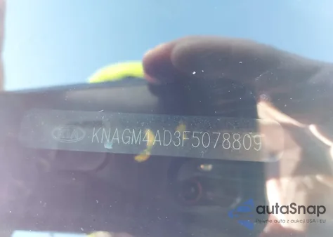 2015 Kia Optima Hybrid z USA, uszkodzony, nr VIN KNAGM4AD3F5078809